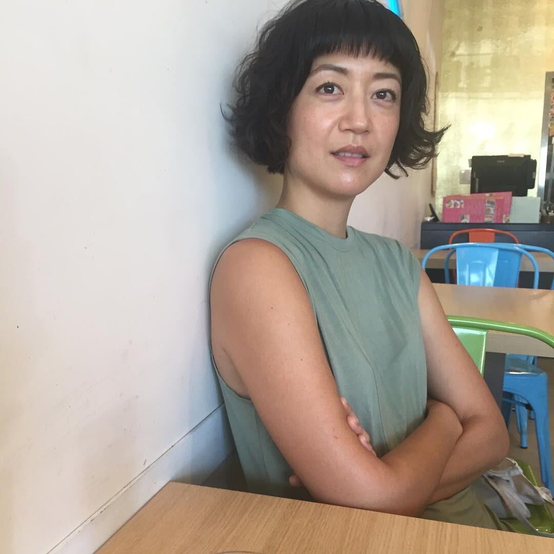 Short Haired Korean Girl Poses