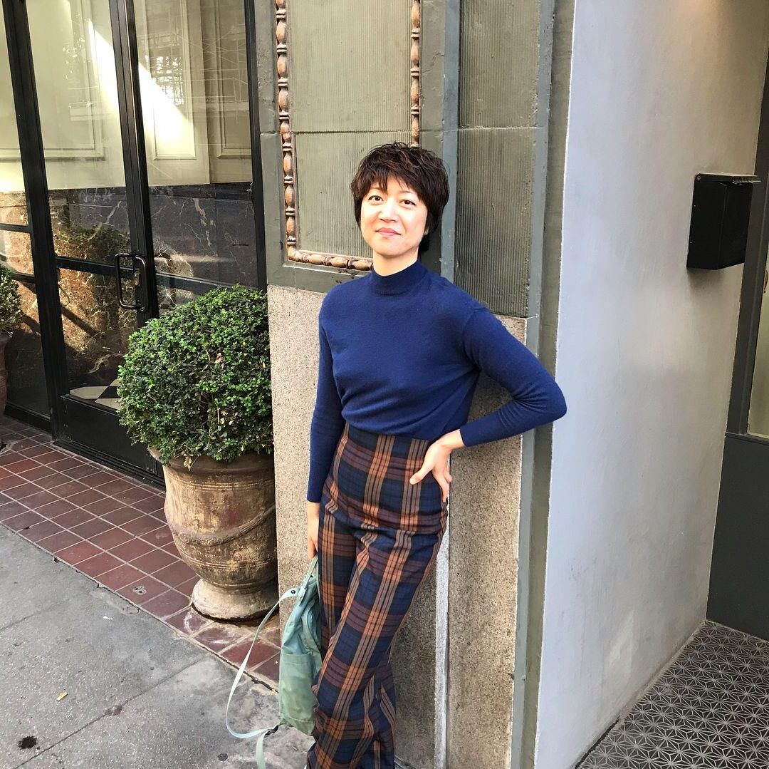 Short Haired Korean Girl Poses