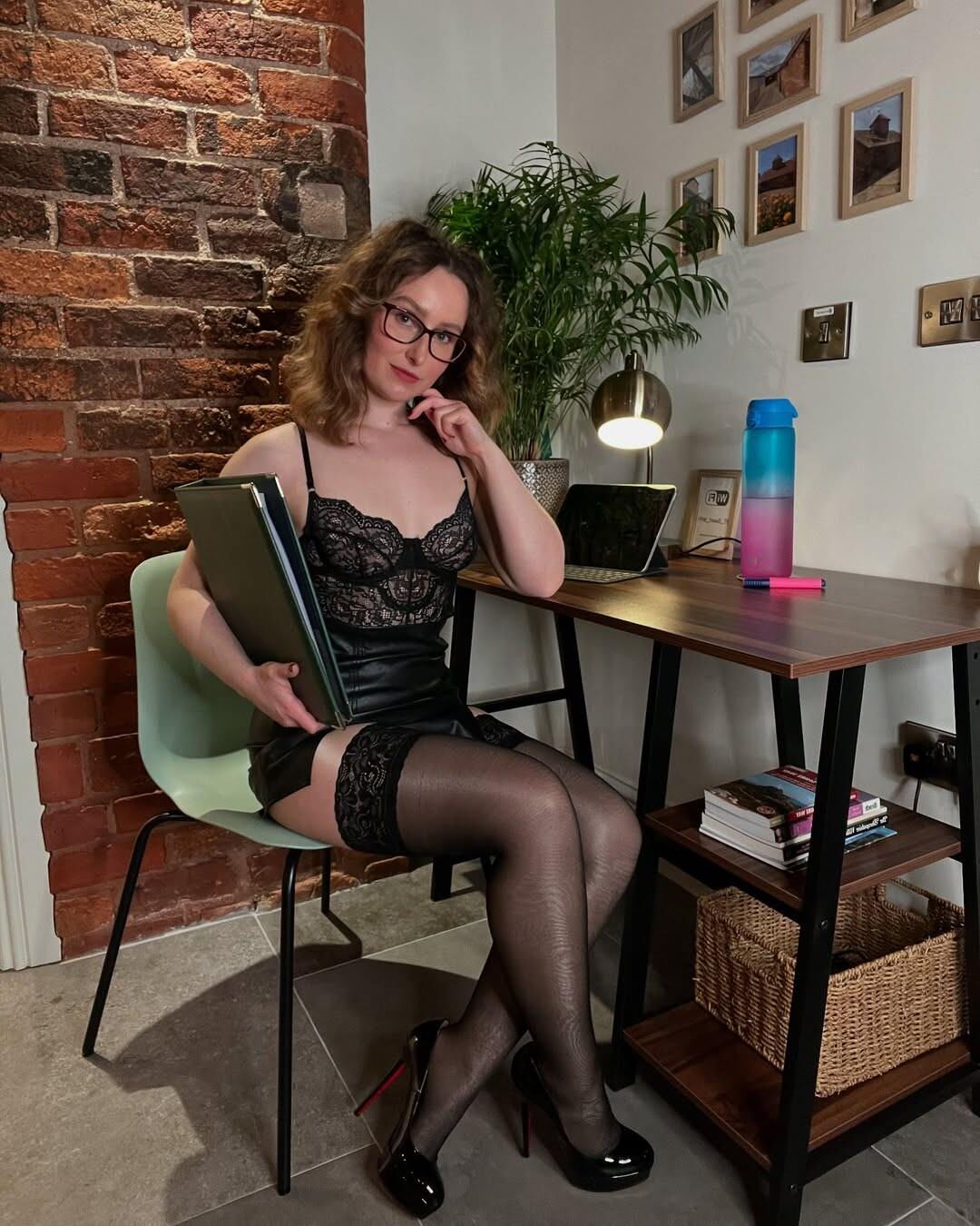 Milf, Mature,Lack, Nylons 