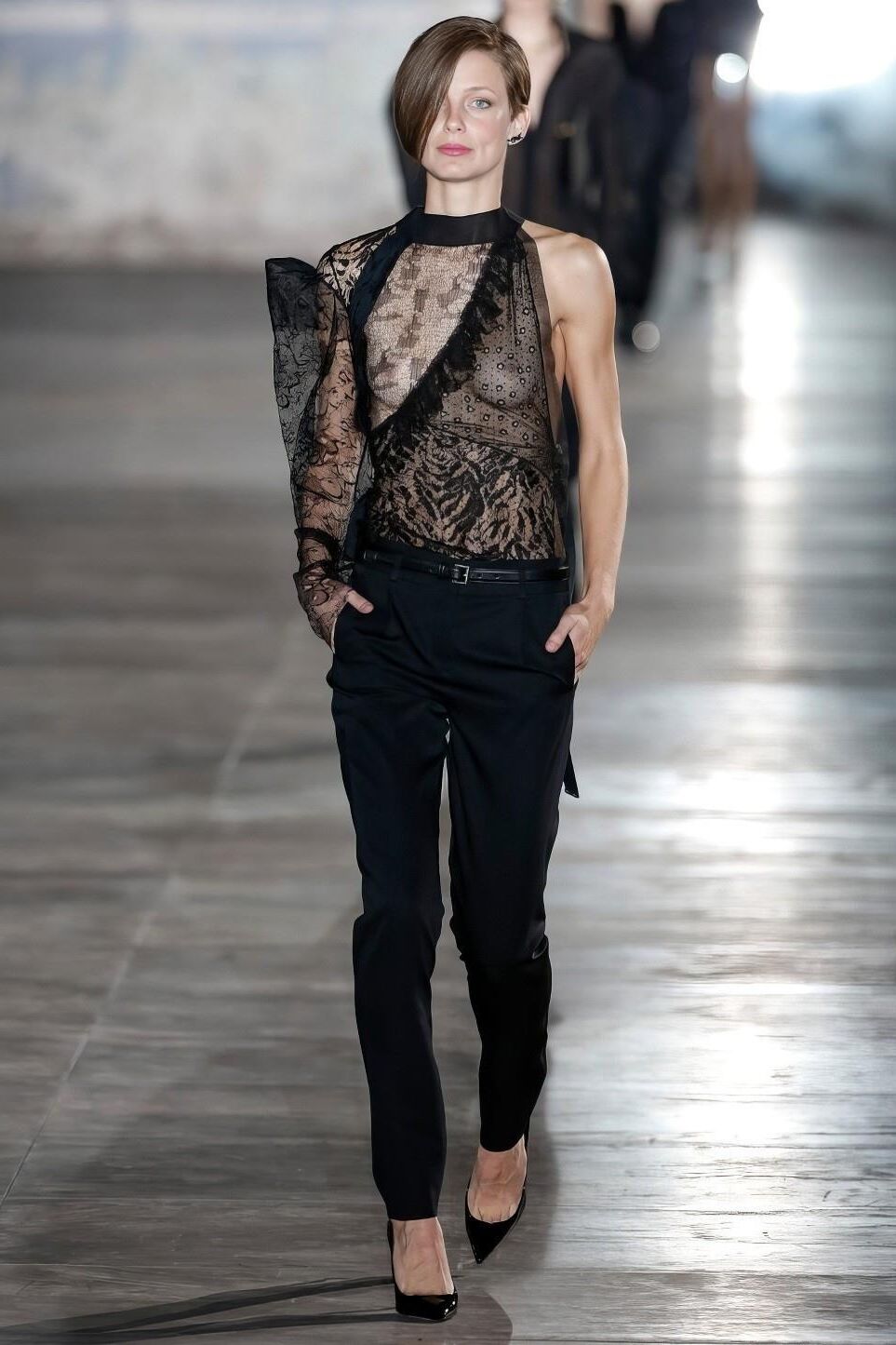 S.U. on the catwalk