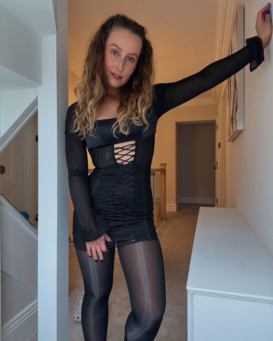 Milf, Mature,Lack, Nylons 