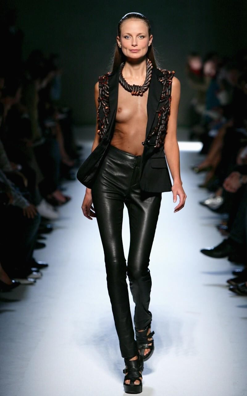 S.U. on the catwalk