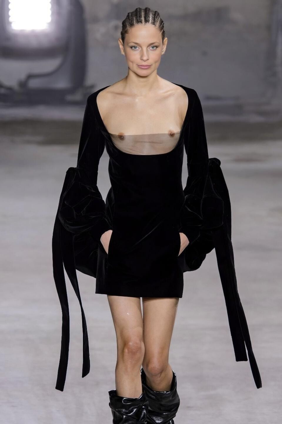S.U. on the catwalk